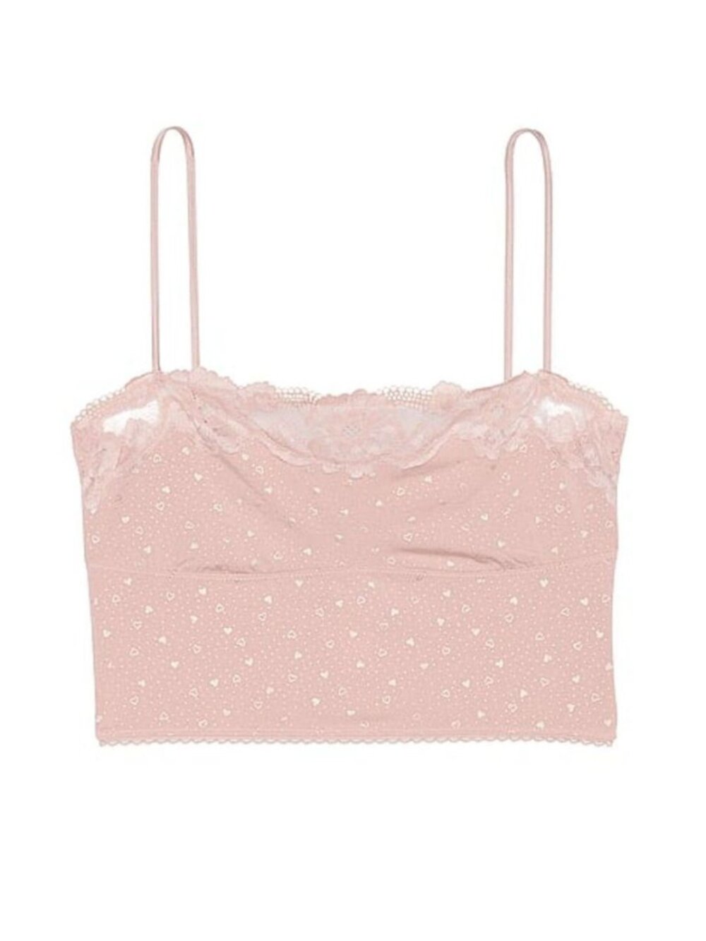 New Victoria's Secret Modal Blush Pink Lace Sleep Bra Cami in size Medium